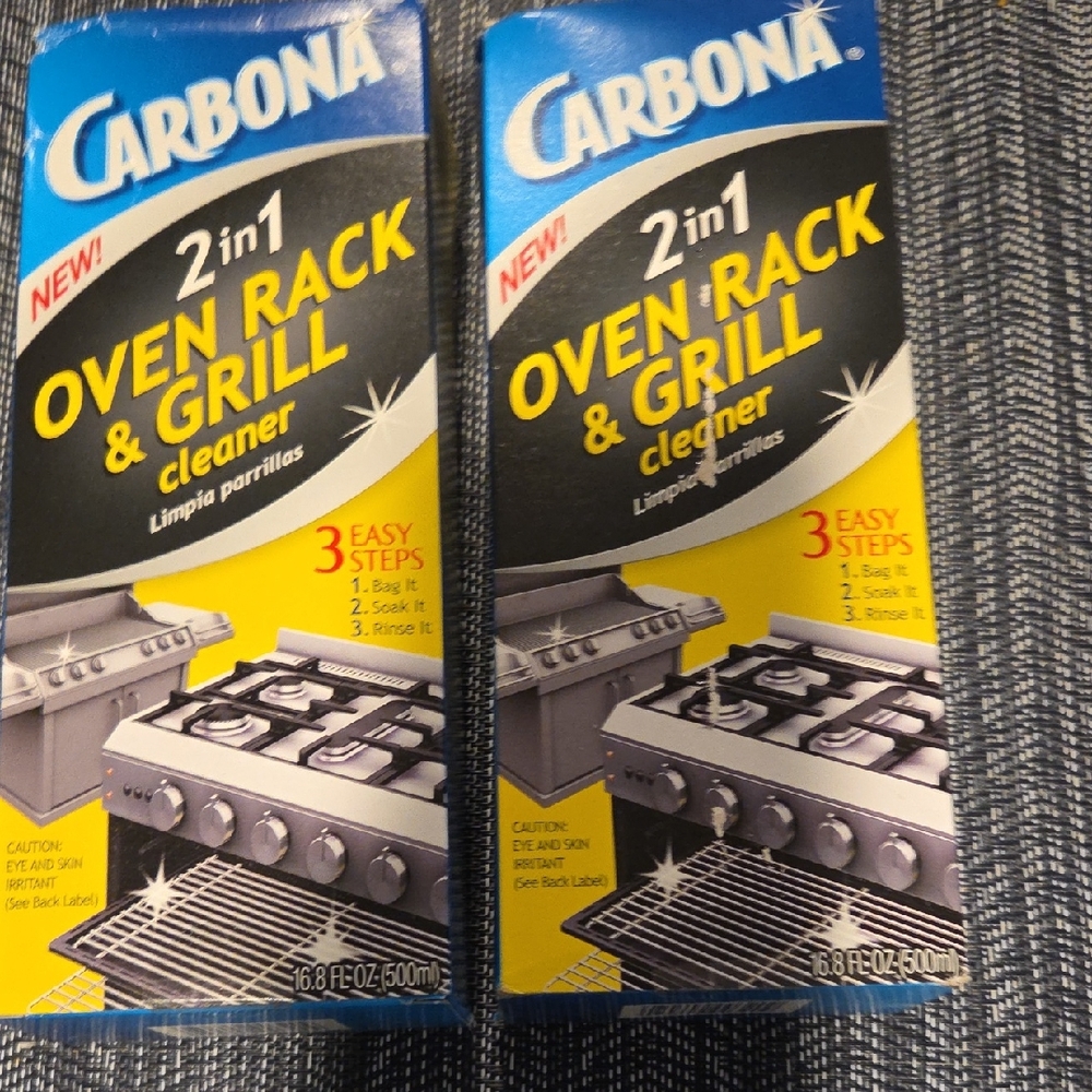 Carbona Oven Rack & Grill Cleaner.        2 PACK